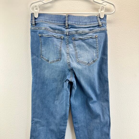 Spanx Straight Leg Jeans Light Wash LT or Large Tall - Picture 4 of 13